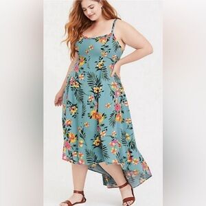 EUC Hi-lo midi dress from Torrid. Size 2